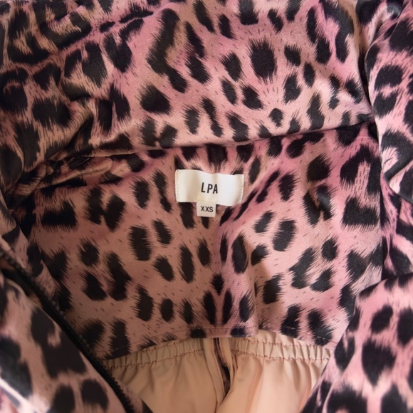 Revolve LPA Pink Sora Leopard Jacket - Picture 6 of 8